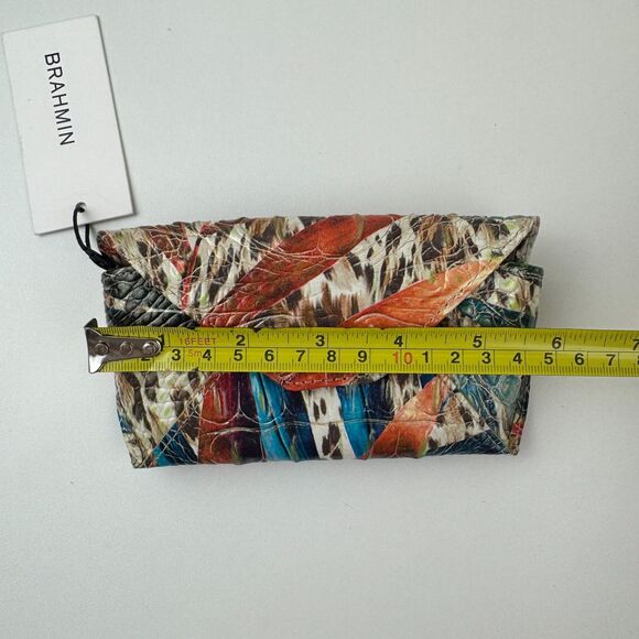 Brahmin Eyeglass Case in Botanica Melbourne Croc Embossed Genuine Leather NEW - Picture 10 of 10